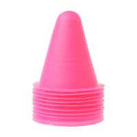 10 Pcs Marcadores De Patinaje En Ruedas Conos De Marcado Para Fútbol Equipo De Entrenamiento De Slalom Y Pila De Copa PVC - details 1