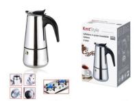 Cafetera expreso italiana con filtro de acero inoxidable, herramienta percoladora de 200/300/450/600Ml, cafetera Moka - details 17