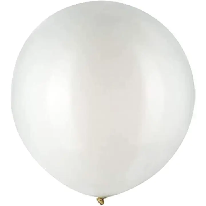Lot de 10 Gros Ballon Gonflable Géant 60cm/24 Pouces Ballon Géant Gonflable Grand Ballon Ballons Ronds En Latex Pour Mariage Anniversaire Noel Baptême Bébé Douche Enfants Fête Festival - 1