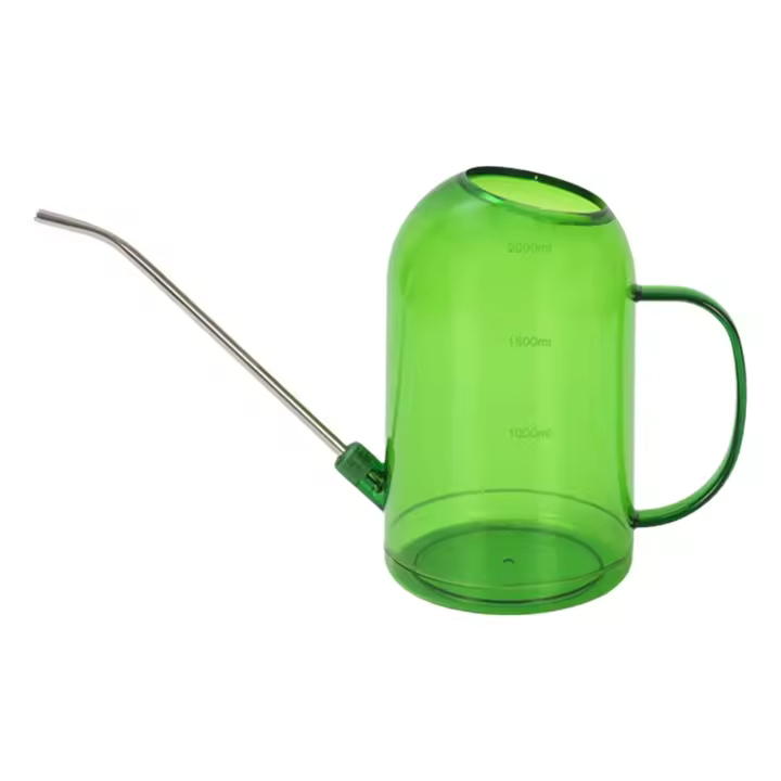 Maceta De Riego Con Largo Chorro Para Jardín Y Plantas Interiores Herramienta De Jardinería Para Bonsái Y Flores Pequeña Maceta De Riego - 1