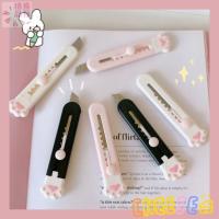 Cuchillo De Arte Portátil Miniatura Con Diseño De Pata De Gato Divertido Abre Cartas Y Envolvientes Herramienta Escolar De Corte Práctico - details 0