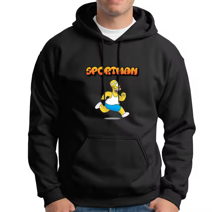 Sudadera con capucha Los Simpson. Simpsons. Homer. Bart. Lisa. Marge. Maggie. Abraham. Taberna de Moe. Barney. Lenny. Carl. Milhouse. Nelson. Varios colores. Todas las tallas. - 1