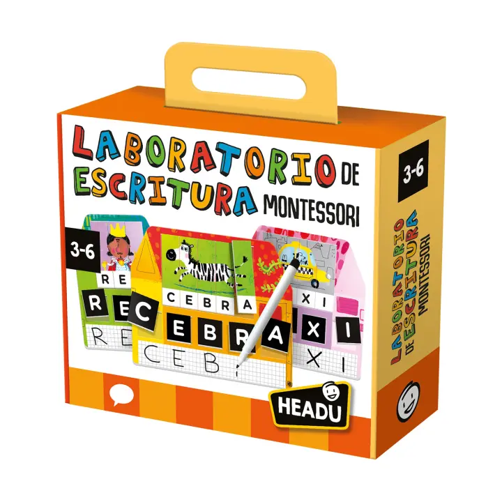 Headu - Laboratorio De Escritura Montessori 3 Años A 6 | Juegos Educativos Niños 3 Años A 6 | Aprender A Leer | Yo Aprendo A Leer Y Yo Aprendo A Escribir - 1