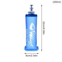 Bolsa de agua plegable, portátil, ultraligera, de TPU suave, con pistón, para deportes al aire libre, senderismo, camping. - details 4