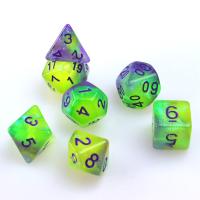 Juego De Dados 7 Piezas En Colores Morado Verde Amarillo Y Luminiscencia Para Juegos De Mesa Accesorios De Juego - details 5