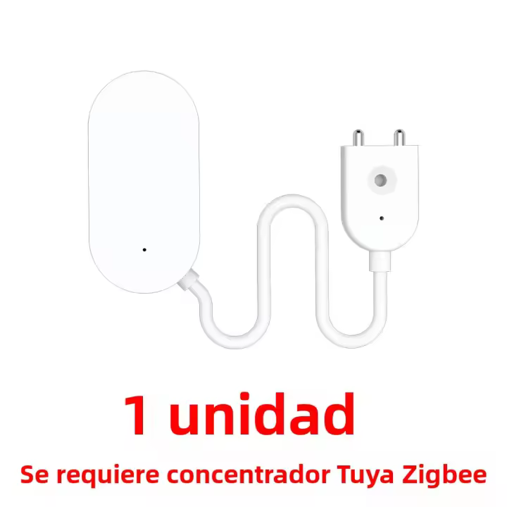 Sensor De Fuga De Agua Zigbee Tuya Detector De Humedad Para Casa Inteligente Compatible Con Smart Life Y Tuya Smart - 1