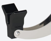 Buarfe Gama Deluxe. Soporte Elite Inox. (Sin Base). Acero Inoxidable AISI-304 y Polietileno PE-500 negro - details 3