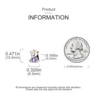 Encantos De Plata De Ley 925 Para Joyería DIY Con Encantos De Gatos Perros Elefantes Indianos Estrellas Y Lunas Para Cumpleaños De Mujeres - details 13