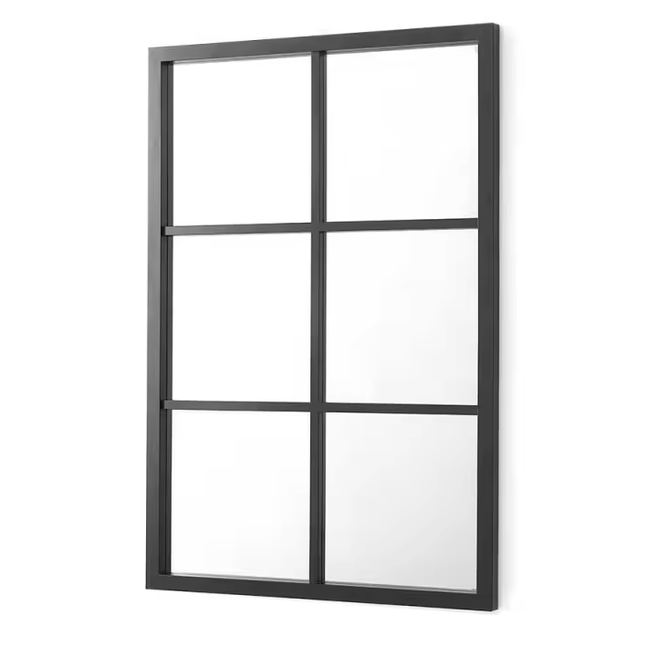 Espejo ventana Charlotte Negro - 1