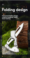 Cuchillo Mecánico Estructural De Acero Inoxidable Cuchillo Plegable De Deformación Cuchillo Portátil Para Acampar Al Aire Libre Forma Especial - details 6