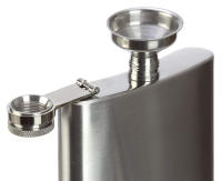 LMETJMA Set De Botella De Mano 7oz En Acero Inoxidable Con Taza Y Funnel Para Bebidas Alcohólicas Como Whiskey Licor Y Vino KC0138 - details 4