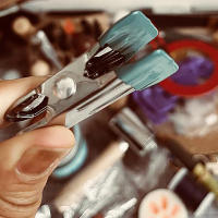 Herramienta De Fijación De Cuero DIY 5Pcs Herramienta De Artesanía De Cuero Con Assistente Metálico Para Manualidades - details 2