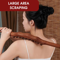Masajeador De Madera De Abeto Universal Para Masaje Espalda Y Tratamiento De Puntos Terapéuticos Herramienta De Relajación Guasha Massajeador Abdominal - details 3