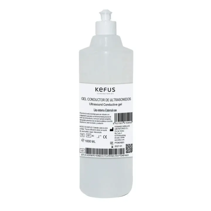 KEFUS - GEL CONDUCTOR DE ULTRASONIDOS DE 1 LITRO - 1