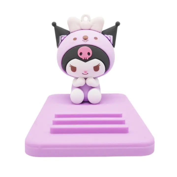 Soporte Para Móvil Y Tableta Sanrio Con Diseño De Personajes Anime Lindos Hello Kitty Kuromi Melody Adornos De Escritorio Accesorios Para Regalo - 1