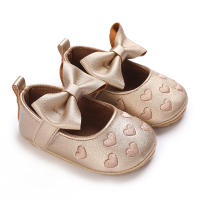 Zapatos De Princesa Para Bebé Niña En Lace Blanca Mocasines Con Lazo Y Borde Antideslizante De Goma Primera Calzado Para Caminar - details 195