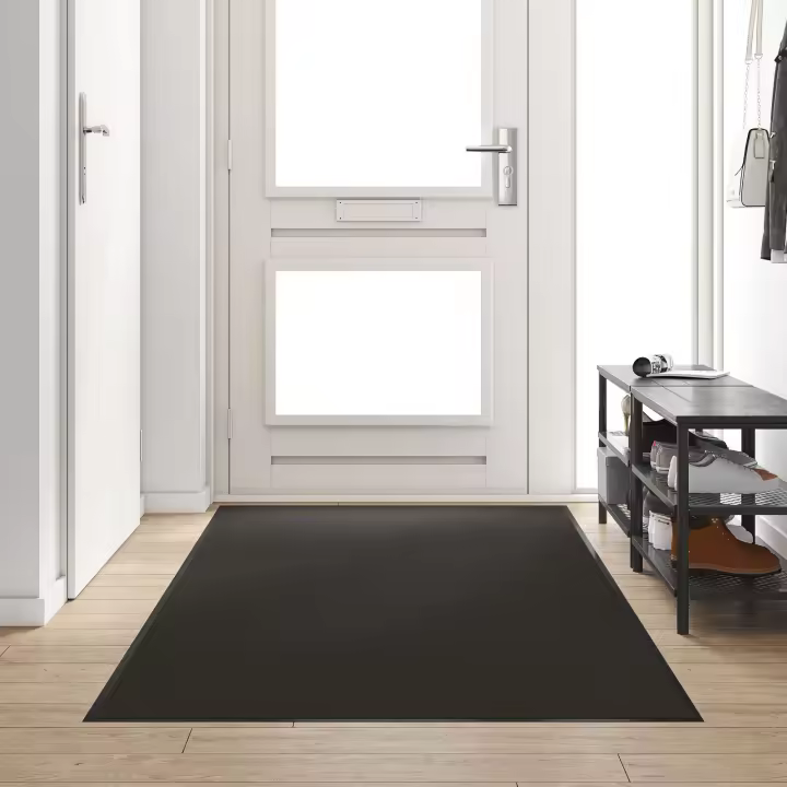 Felpudo rectangular vidaXL negro 120x250 cm - 1