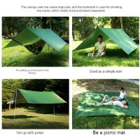 Hammock Doble Al Aire Libre Con Protección Contra Mosquitos Sombrilla Desplazable Silla De Arbol Para Camping Resistente Al Desbarrancamiento - details 1