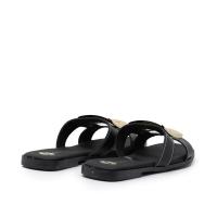 TINA KIZ 5565 NEGRO Sandalias planas de Mujer 35145 25V PALA NEGRO - details 1