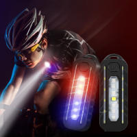 Linterna LED Recargable USB Con Clip Para Hombro Y Llavero Luz De Trabajo Para Policía Lámpara Exterior Antigolpes Impermeable Para Camping Senderismo Pesca - details 6