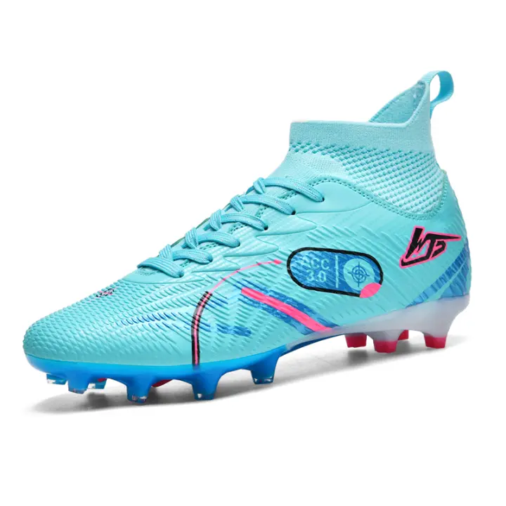 Zapatos De Fútbol Para Hombres Nuevos Y Originales Con Cremalleras Para Entrenamiento En Campo Profesional Antideslizantes Y De Cuero Superior - 1