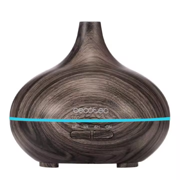 Humidificador Cecotec Pure Aroma 300 Yin Grey Depósito de 300 ml, 7 colores LED, hasta 15 m² - 1