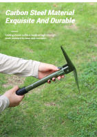 Shovel Plegable Pequeña Para Camping Al Aire Libre Multifuncional Herramienta De Entierro Para Senderismo Spade Y Shovel De Acero Carbono - details 5