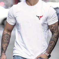 Camiseta De Verano Para Hombre Estampado Casual Cuello Redondo Manga Corta Transpirable Ropa De Calle Simple Top Para Hombres - details 3