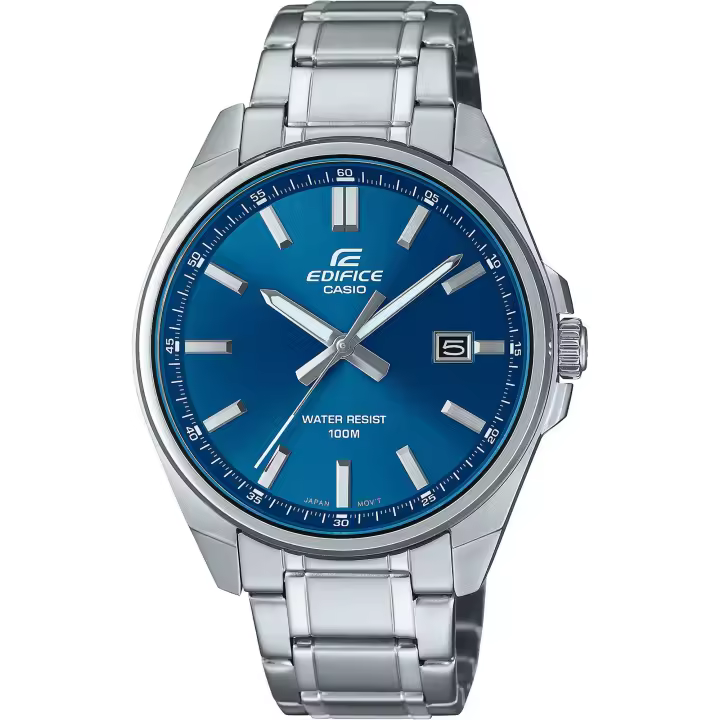Reloj de pulsera CASIO Edifice - EFV-150D-2AVUEF correa color: Gris plata Dial Azul Hombre - 1