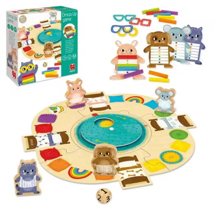 Dress up game: Juego de Lógica y Cooperativo para niños a partir de 3 años. (2 a 4 jugadores) - 1
