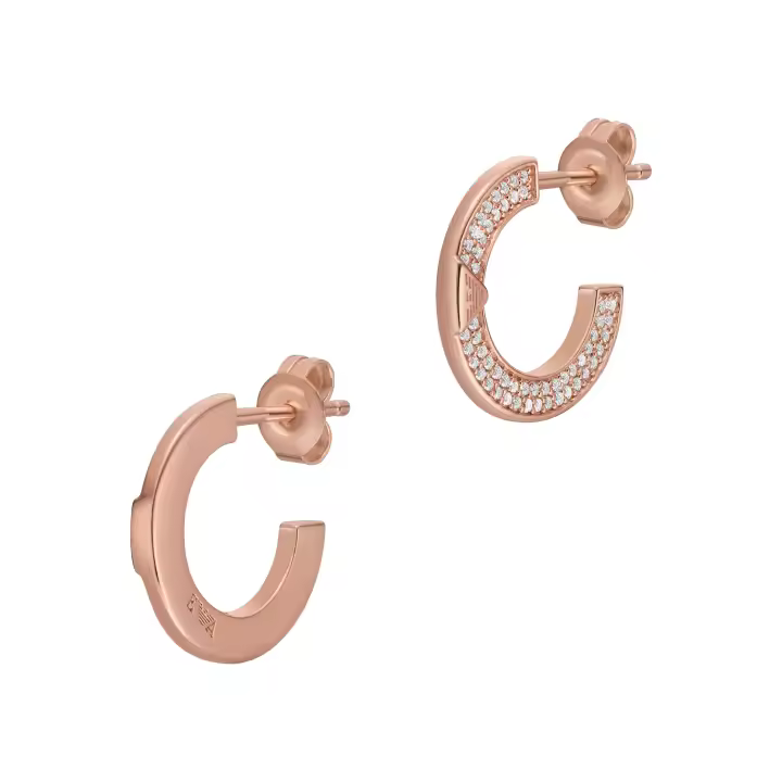 Emporio Armani STERLING SILVER,ROSE GOLD,HOOP EG3590221 - 1