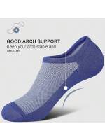 4 Pares De Calcetines Para Hombre Verano Anti-Odor Absorbente De Sudor Delgados Cortos Transpirables Color Sólido Calcetines De Barco - details 5