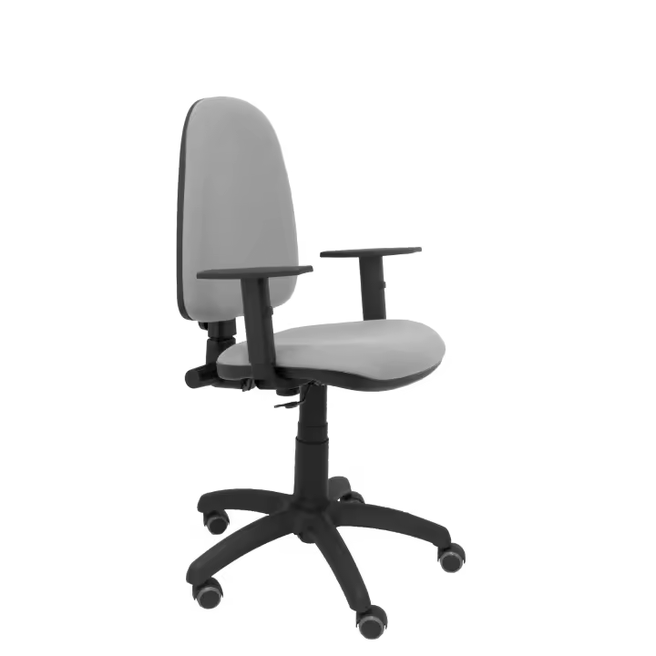 Silla de Oficina Ergonómica Piqueras Y Crespo Ayna Bali Gris con Brazos Regulables y Ruedas de Parqué - 1