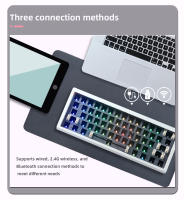 Teclado Mecánico ZUOYA Gmk61 Kit De Retroiluminación RGB Bluetooth 2.4G Wireless 3-mod Hot-swappable Estructura De Ganchos Para Escritorio Portátil Tablet - details 3