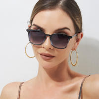Gafas De Ciclismo Cuadradas Para Hombres Y Mujeres Marco Rectangular Solares Para Mujer Gafas De Moda Retro Y2K Grados Hip Hop Protección UV400 - details 24