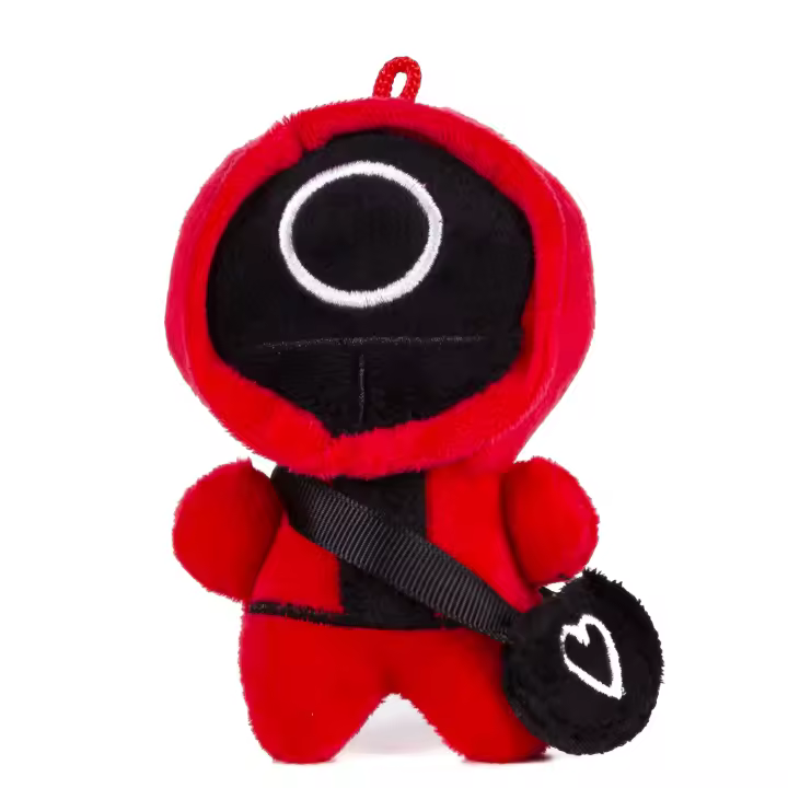 DAM. Peluche felpa premium 13 cms. Squid Vigilante Círculo. 8x4x13cm. - 1
