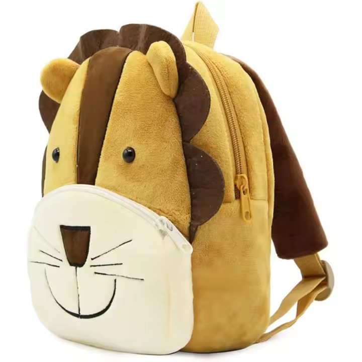 Mochila Infantil KindergartenPequeño Linda Mochilas para Guardería León Animales Design - 1
