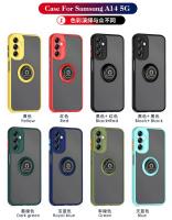Estuche Mate Antichoque Para Samsung Galaxy A11 A24 A25 A33 A34 A54 A05S A15 Con Anillo Magnético Soporte Y Protección Completa - details 0
