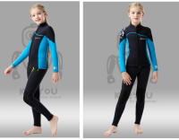 Traje De Baño De Neopreno 2.5mm Para Niños Y Niñas Traje De Natación Profesional Para Natación Surf Y Playa Apta Para Niños Y Niñas - details 2