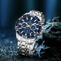 Reloj De Pulsera De Negocios REWARD VIP Nueva Diseño Reloj De Cuarzo Para Hombres Acero Inoxidable Resistente Al Agua Cronógrafo Luminoso Deportivo - details 8