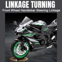 Modelo De Motocicleta Ninja ZX-10R a Escala 1:12 En Metal Con Sonido Luz Y Absorción De Choque Vehículo De Racing Para Niños - details 6