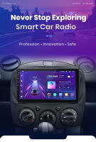 Junsun Radio Coche para MAZDA 2 Mazda2 2007 2008 2009 2010 2011 2012 2013 2014 Inalámbrico CarPlay Android Auto AI Voice 2 din Pantalla Coche Android Auto Multimedia Navegación GPS Auto radio - details 1
