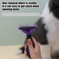 Furmins Peine Para Perros Y Gatos Desmontable Afilado De Acero Inoxidable Herramienta De Recogida De Pelos Para Cachorros Y Caniches - details 9