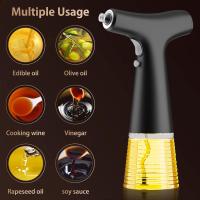 Qoosea Pulverizador Aceite, Pulverizador De Aceite de Oliva, Botella de Spray Electrico 240ml, Dispensador de Aceite de Oliva y Vinagre, Spray Aceite para Cocinar Barbacoa Ensalada Hornear - details 4