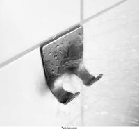 Ganchos para Maquinilla de Afeitar,4 Piezas Ganchos Adhesivos 3M Para Pared,Acero Inoxidable Soporte para Afeitadora de Ducha para Cocina,Baño - details 4