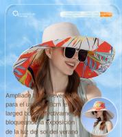 Sombrero De Pescador Doble Cara Para Mujer Xinbaoguan 100% Algodón Protección Solar Amplio Para El Verano Estilo Casual - details 0