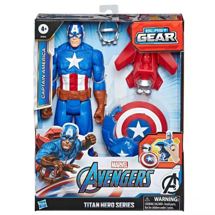 FIGURA TITAN CAPITAN AMERICA VENGADORES MARVEL 30CM - 1