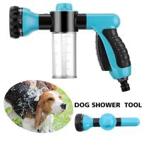 Pistola De Ducha Para Mascotas Con Mangos De Spray De 8 En 1 Herramienta De Limpieza Para Coches Y Animales Material Plástico - details 1