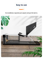 AlaCaT 2025 Trampa De Rata Automática Para El Hogar Con Desencadenante Sensible Abertura Grande Caja De Caza De Ratones ABS+PC - details 6