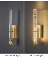 Lámpara De Pared Moderna De Cristal De Burbuja Para Iluminación Interior Del Salón Dormitorio Estudio Luz De Fondo Sconces - details 6